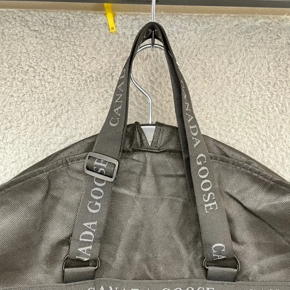 Canada Goose Garment Bag Unisex OS Black Logo Zippered Travel Storage Fold